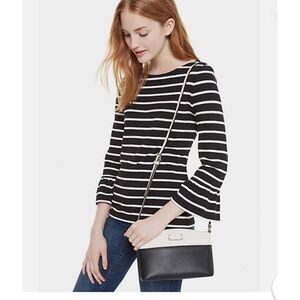 Kate Spade NY Bag Grove Street Millie Leather Handbag - Beige Tan Gray Black